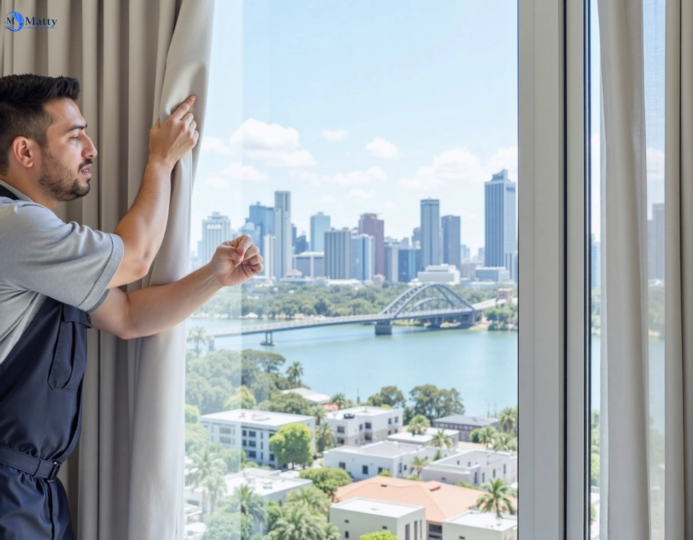 Professional curtain steam cleaning service stanhope-gardens-nsw QLD by Matty Curtain Cleaning